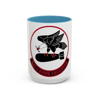 345 Bomb Squadron AFRC (U.S. Air Force) Accent Coffee Mug 15oz Light Blue - Go Mug Yourself