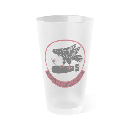 345 Bomb Squadron AFRC (U.S. Air Force) Frosted Pint Glass 16oz 16oz Frosted - Go Mug Yourself