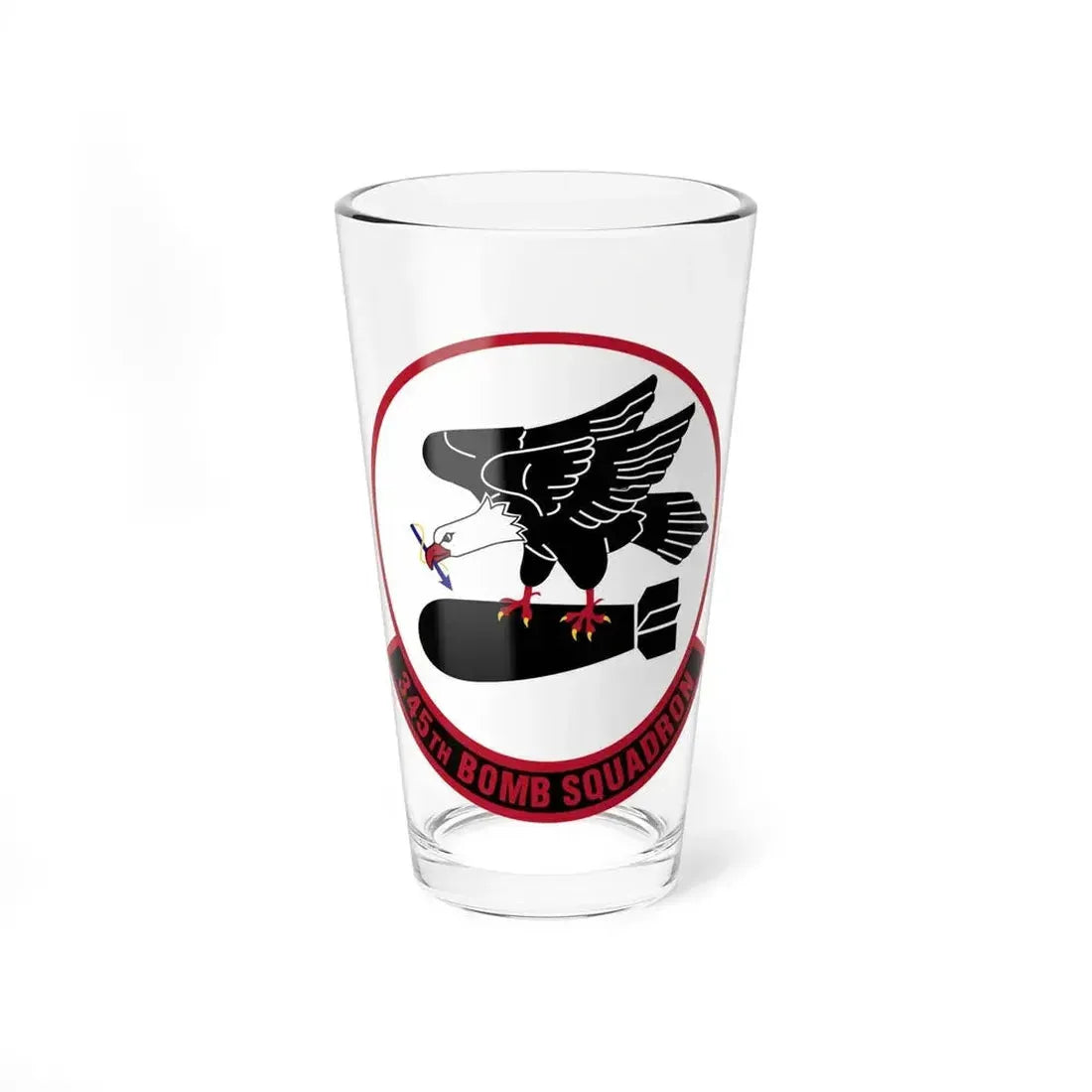 345 Bomb Squadron AFRC (U.S. Air Force) Pint Glass 16oz 16oz - Go Mug Yourself