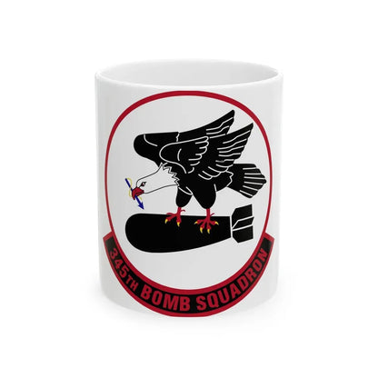 345 Bomb Squadron AFRC (U.S. Air Force) White Coffee Mug 11oz - Go Mug Yourself