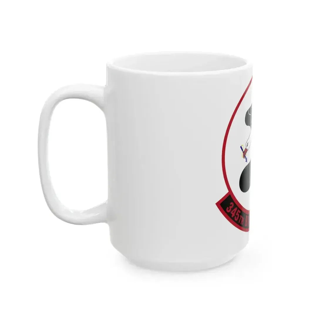345 Bomb Squadron AFRC (U.S. Air Force) White Coffee Mug - Go Mug Yourself