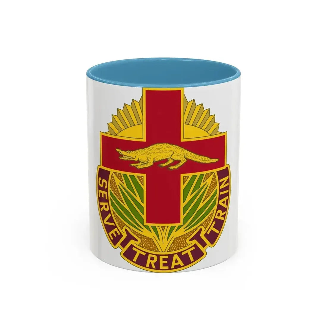 345 Field Hospital (U.S. Army) Accent Coffee Mug 11oz Light Blue - Go Mug Yourself