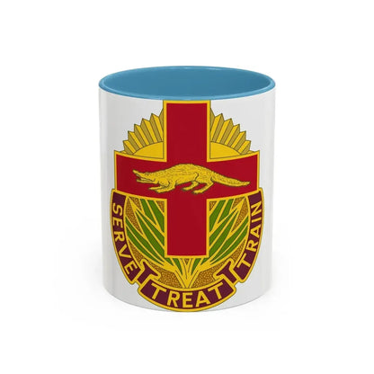 345 Field Hospital (U.S. Army) Accent Coffee Mug 11oz Light Blue - Go Mug Yourself
