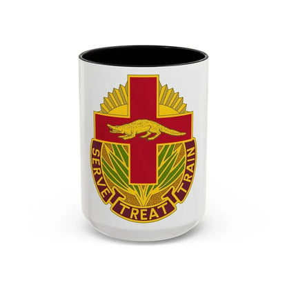 345 Field Hospital (U.S. Army) Accent Coffee Mug 15oz Black - Go Mug Yourself