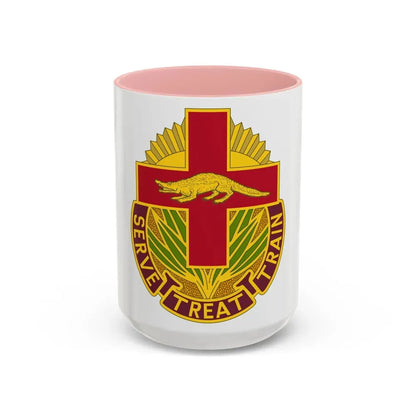 345 Field Hospital (U.S. Army) Accent Coffee Mug 15oz Pink - Go Mug Yourself