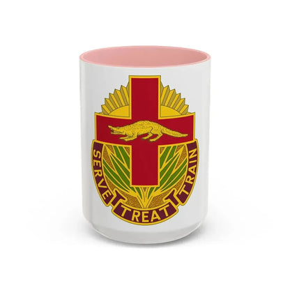 345 Field Hospital (U.S. Army) Accent Coffee Mug 15oz Pink - Go Mug Yourself