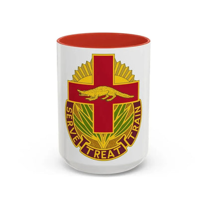 345 Field Hospital (U.S. Army) Accent Coffee Mug 15oz Red - Go Mug Yourself