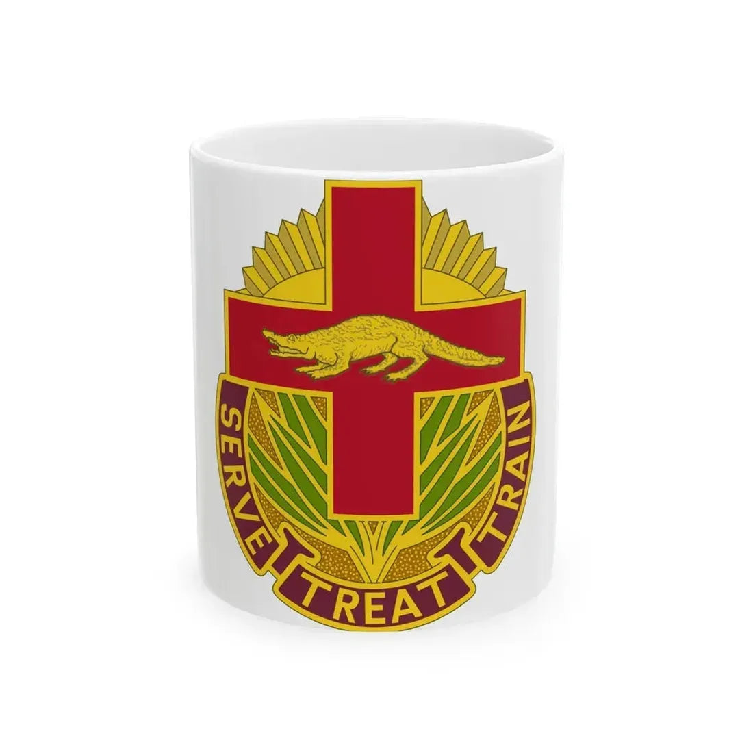 345 Field Hospital (U.S. Army) White Coffee Mug 11oz - Go Mug Yourself