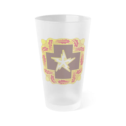 345 Medical Battalion (U.S. Army) Frosted Pint Glass 16oz-Go Mug Yourself