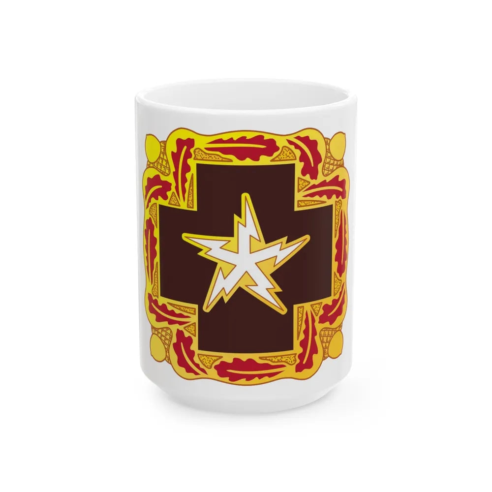 345 Medical Battalion (U.S. Army) White Coffee Mug-15oz-Go Mug Yourself