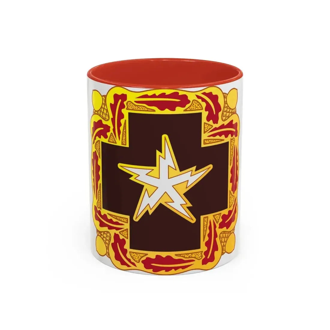 345 Medical Battalion (U.S. Army) Accent Coffee Mug 11oz Red - Go Mug Yourself