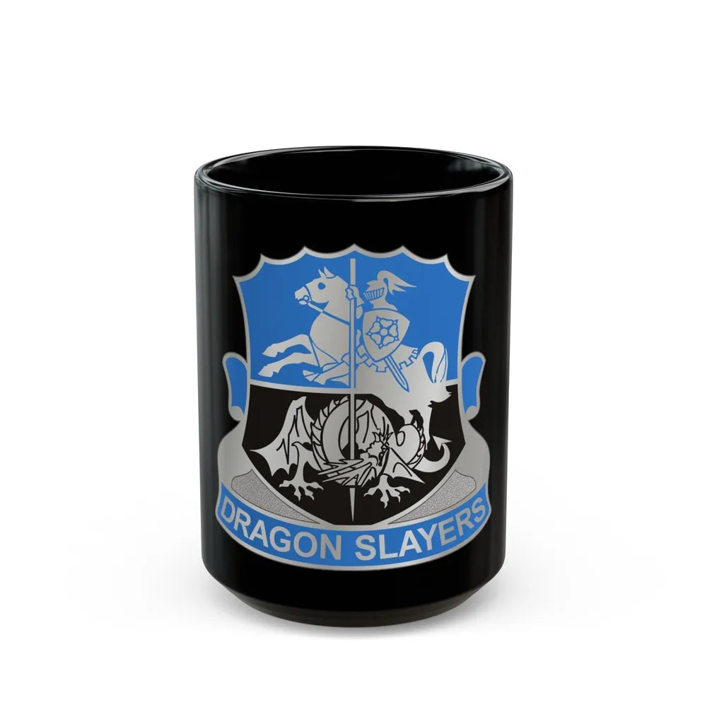 345 Military Intelligence Battalion (U.S. Army) Black Coffee Mug-15oz-Go Mug Yourself