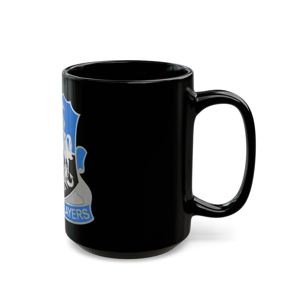 345 Military Intelligence Battalion (U.S. Army) Black Coffee Mug-Go Mug Yourself