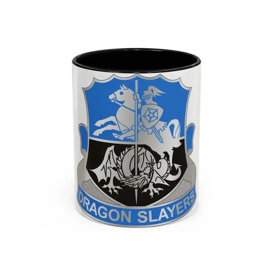 345 Military Intelligence Battalion (U.S. Army) Accent Coffee Mug 11oz Black - Go Mug Yourself