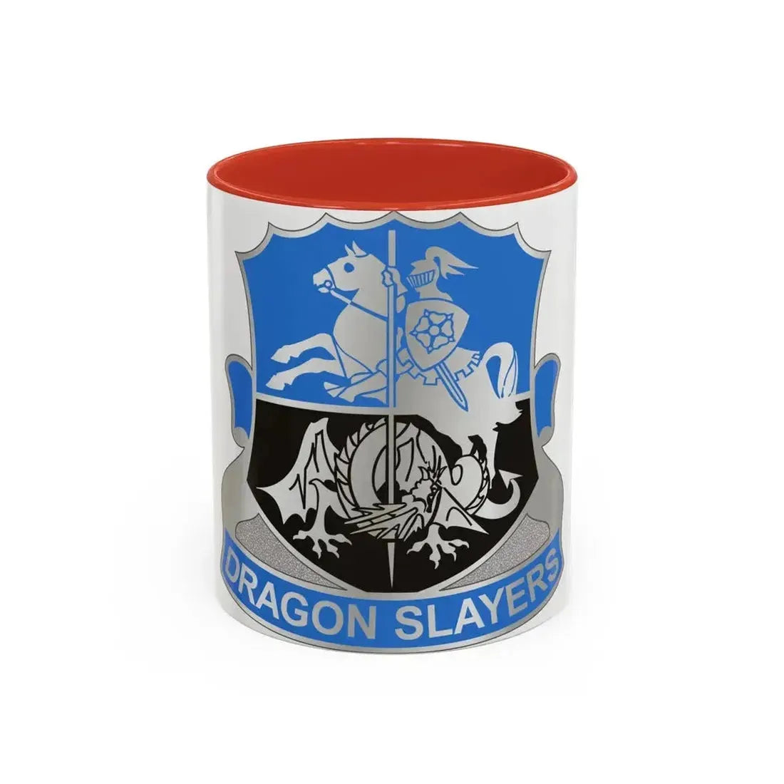 345 Military Intelligence Battalion (U.S. Army) Accent Coffee Mug 11oz Red - Go Mug Yourself
