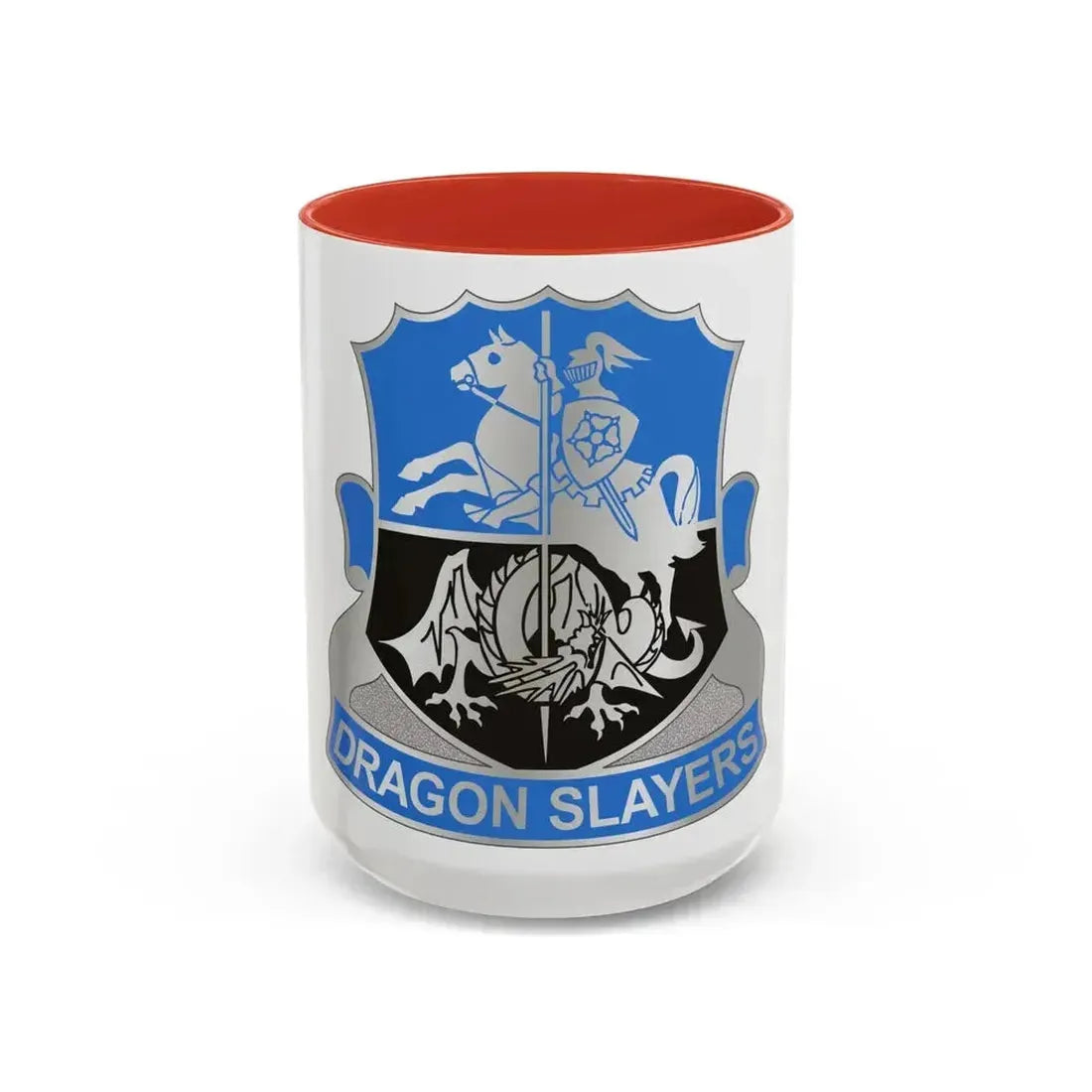 345 Military Intelligence Battalion (U.S. Army) Accent Coffee Mug 15oz Red - Go Mug Yourself