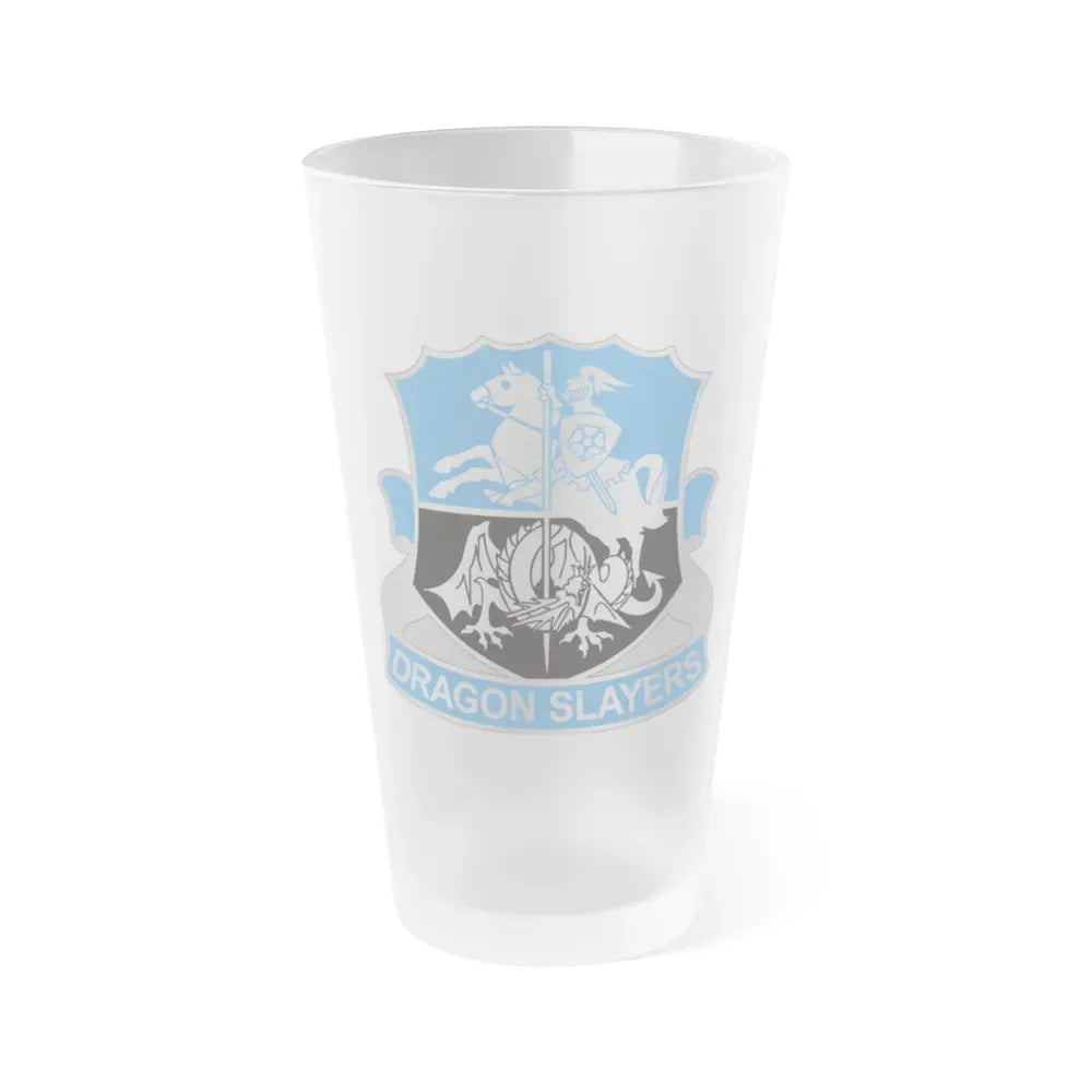 345 Military Intelligence Battalion (U.S. Army) Frosted Pint Glass 16oz Default Title - Go Mug Yourself