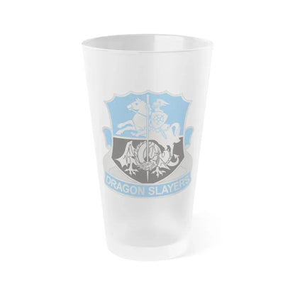 345 Military Intelligence Battalion (U.S. Army) Frosted Pint Glass 16oz Default Title - Go Mug Yourself