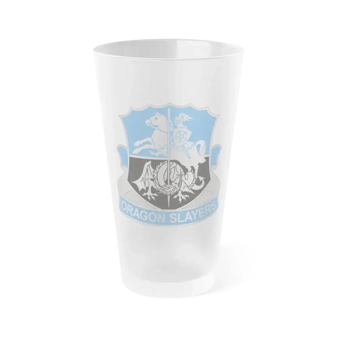 345 Military Intelligence Battalion (U.S. Army) Frosted Pint Glass 16oz Default Title - Go Mug Yourself