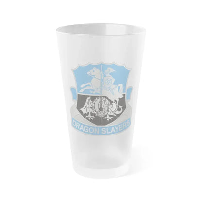 345 Military Intelligence Battalion (U.S. Army) Frosted Pint Glass 16oz Default Title - Go Mug Yourself