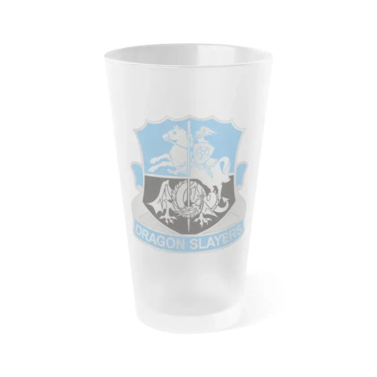 345 Military Intelligence Battalion (U.S. Army) Frosted Pint Glass 16oz Default Title - Go Mug Yourself