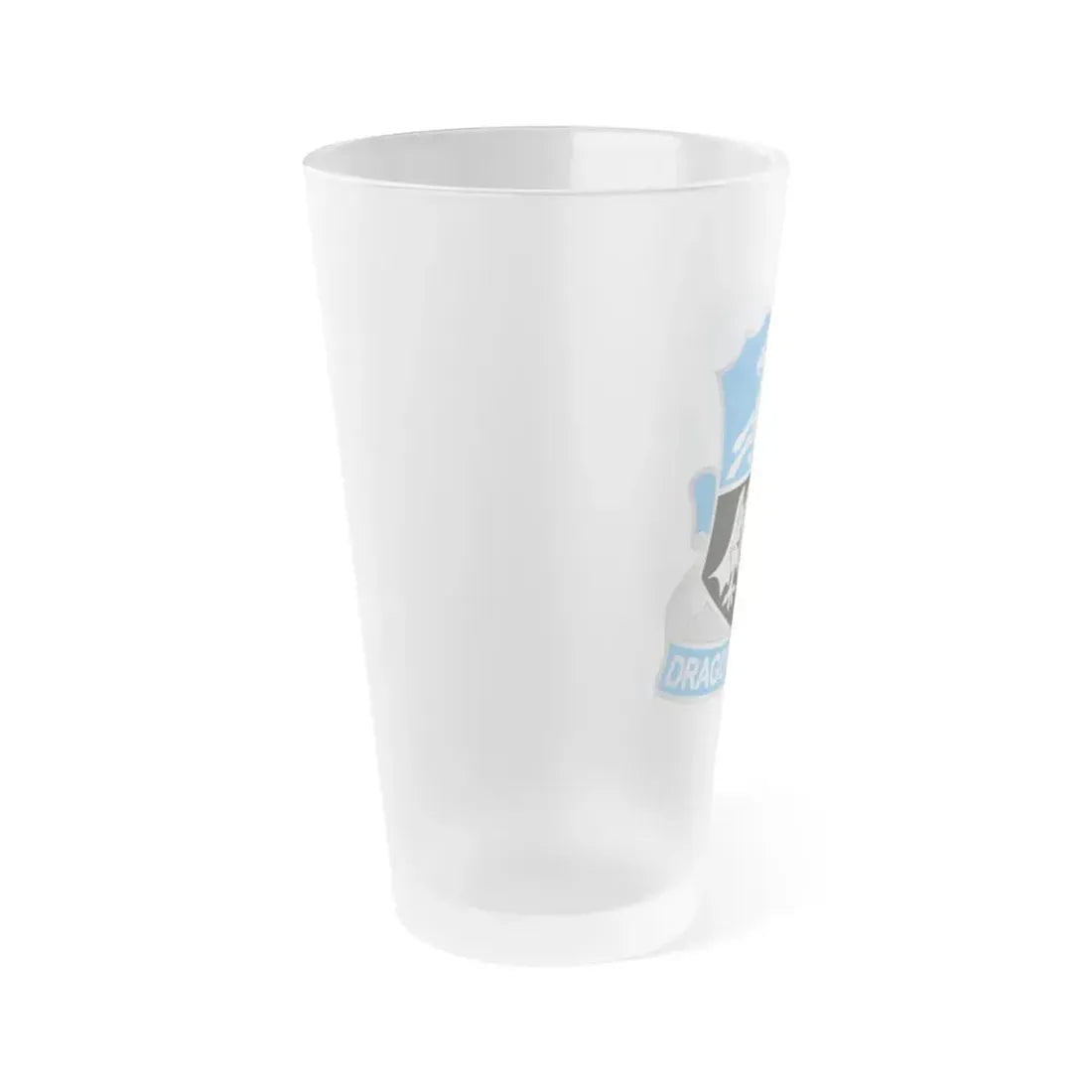 345 Military Intelligence Battalion (U.S. Army) Frosted Pint Glass 16oz - Go Mug Yourself