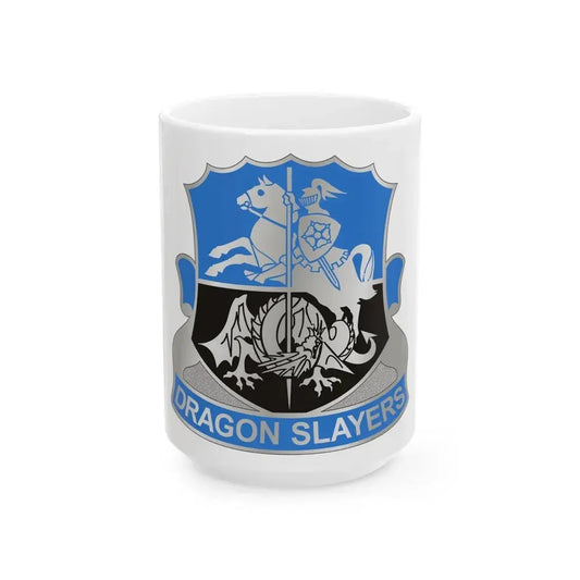 345 Military Intelligence Battalion (U.S. Army) White Coffee Mug 15oz - Go Mug Yourself