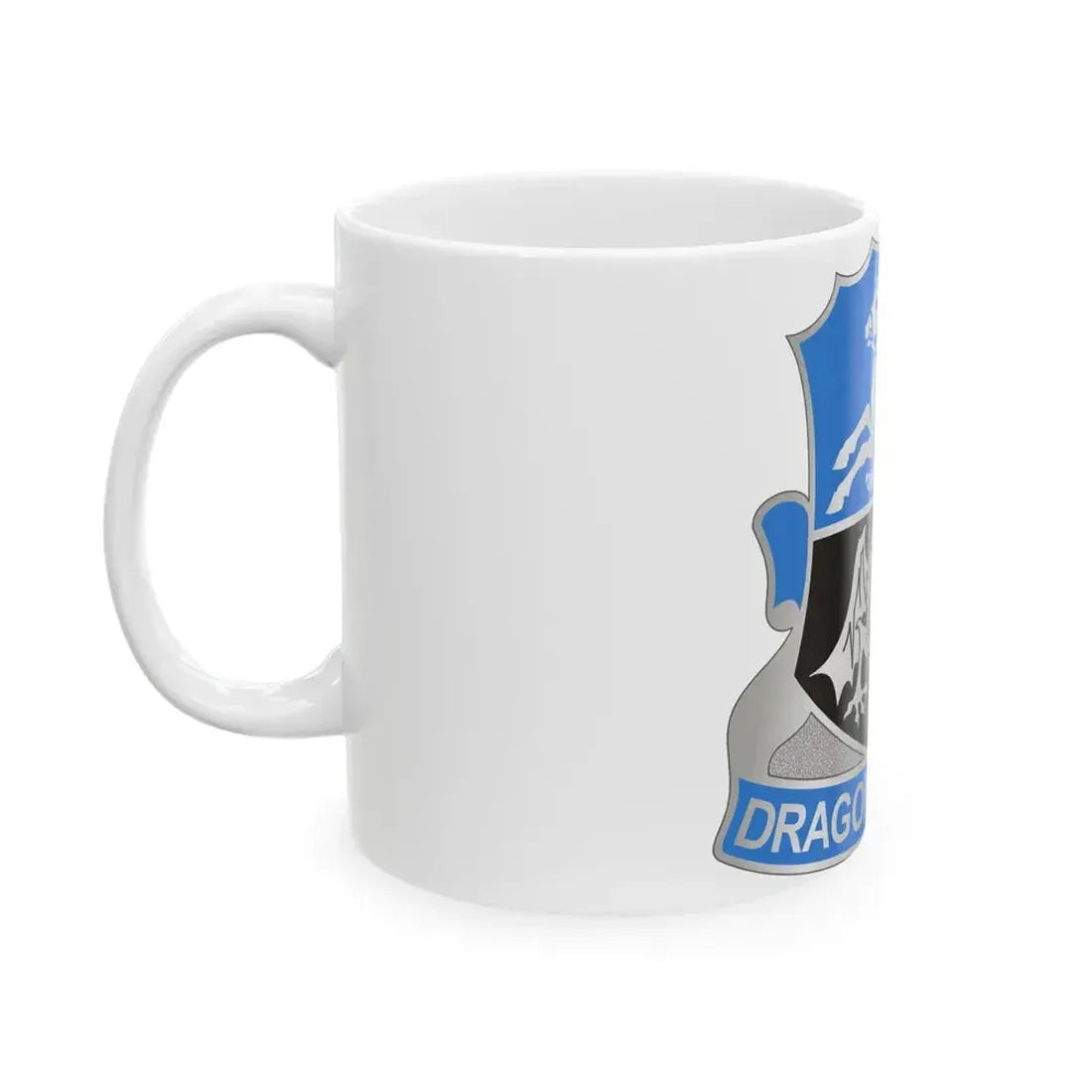 345 Military Intelligence Battalion (U.S. Army) White Coffee Mug - Go Mug Yourself