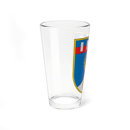 Escudo de Instituto Militar de Engenharia (Spain) (Coat of Arms) Pint Glass 16oz