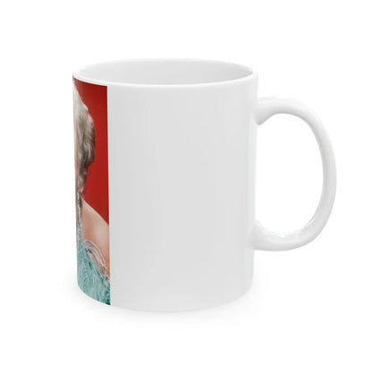 Kim Novak #327 (Vintage Female Icon) White Coffee Mug-Go Mug Yourself