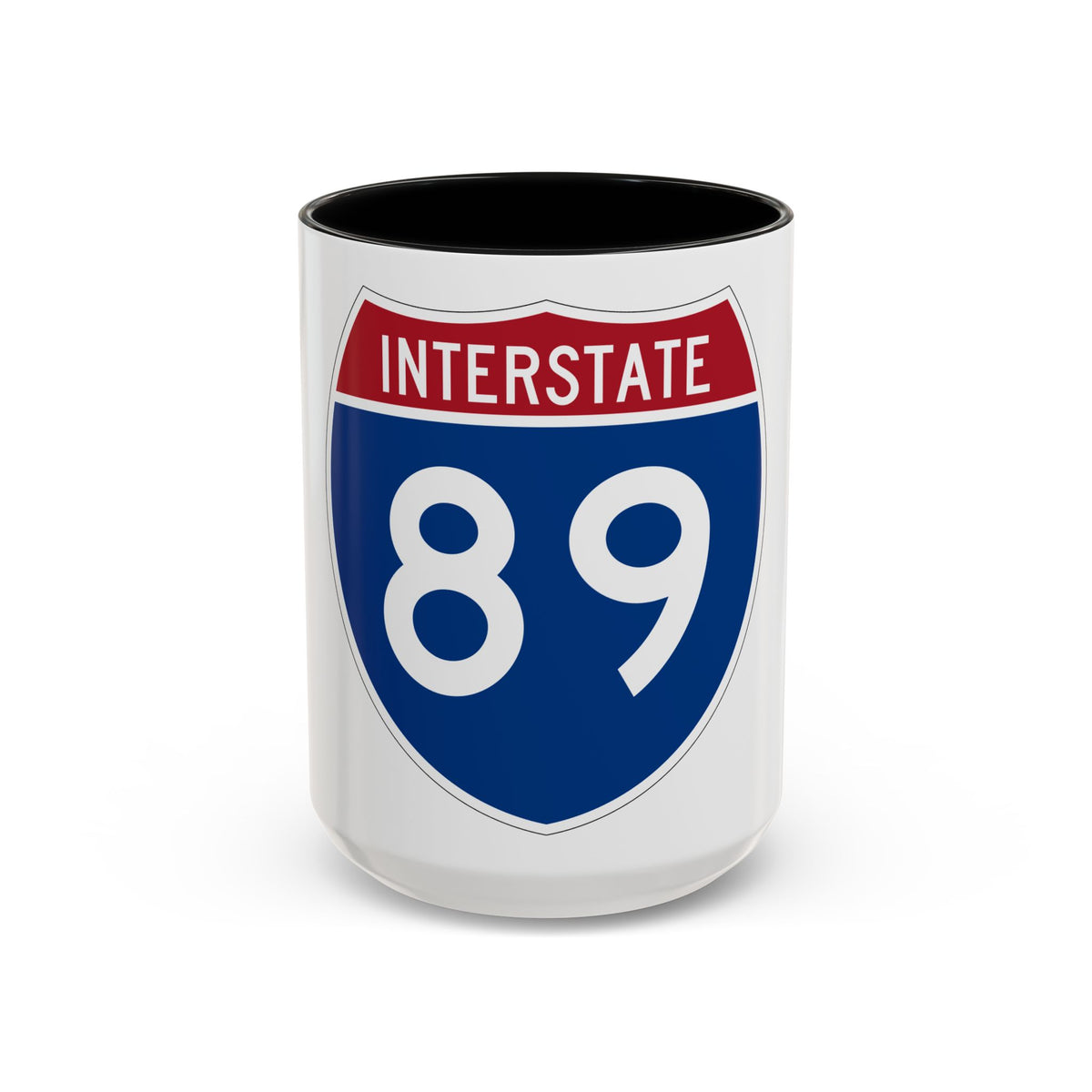 Interstate 89 (U.S. Highways) Accent Coffee Mug
