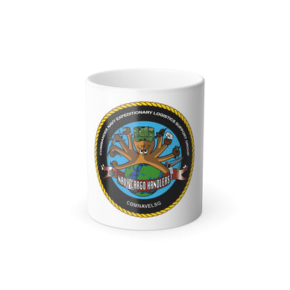 COMNAVELSG Cargo Handlers Commander Navy Expeditionary Logistics Support Group (U.S. Navy) Color Changing Mug 11oz