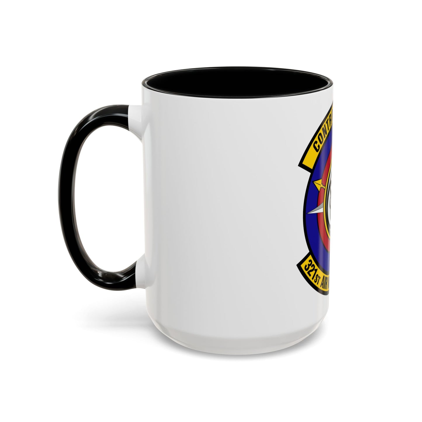 321 Air Mobility Operations Squadron (U.S. Air Force) Accent Coffee Mug