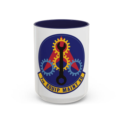 7th Equipment Maintenance Squadron (U.S. Air Force) Accent Coffee Mug