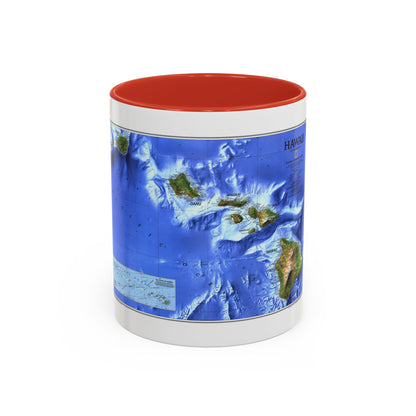 USA - Hawaii (1995) (Map) Accent Coffee Mug