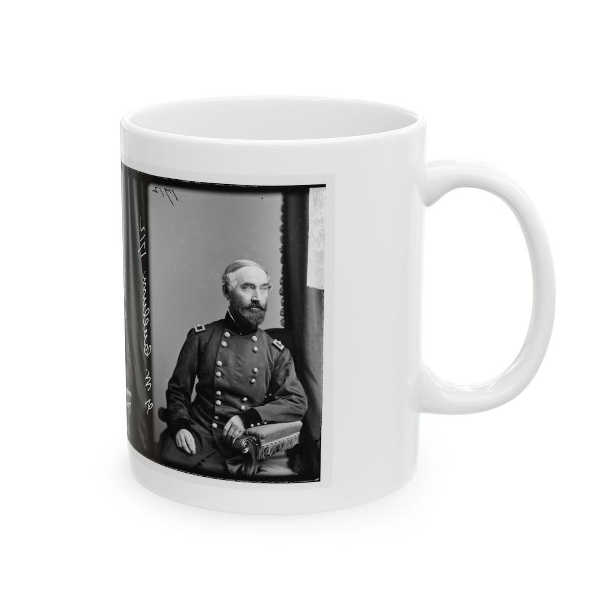 Brig. Gen. G.W. Cullum Was Appointed Chief Of Staff To General Henry W. Halleck (U.S. Civil War) White Coffee Mug