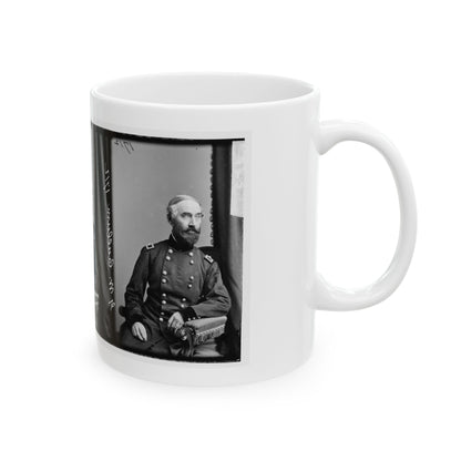 Brig. Gen. G.W. Cullum Was Appointed Chief Of Staff To General Henry W. Halleck (U.S. Civil War) White Coffee Mug
