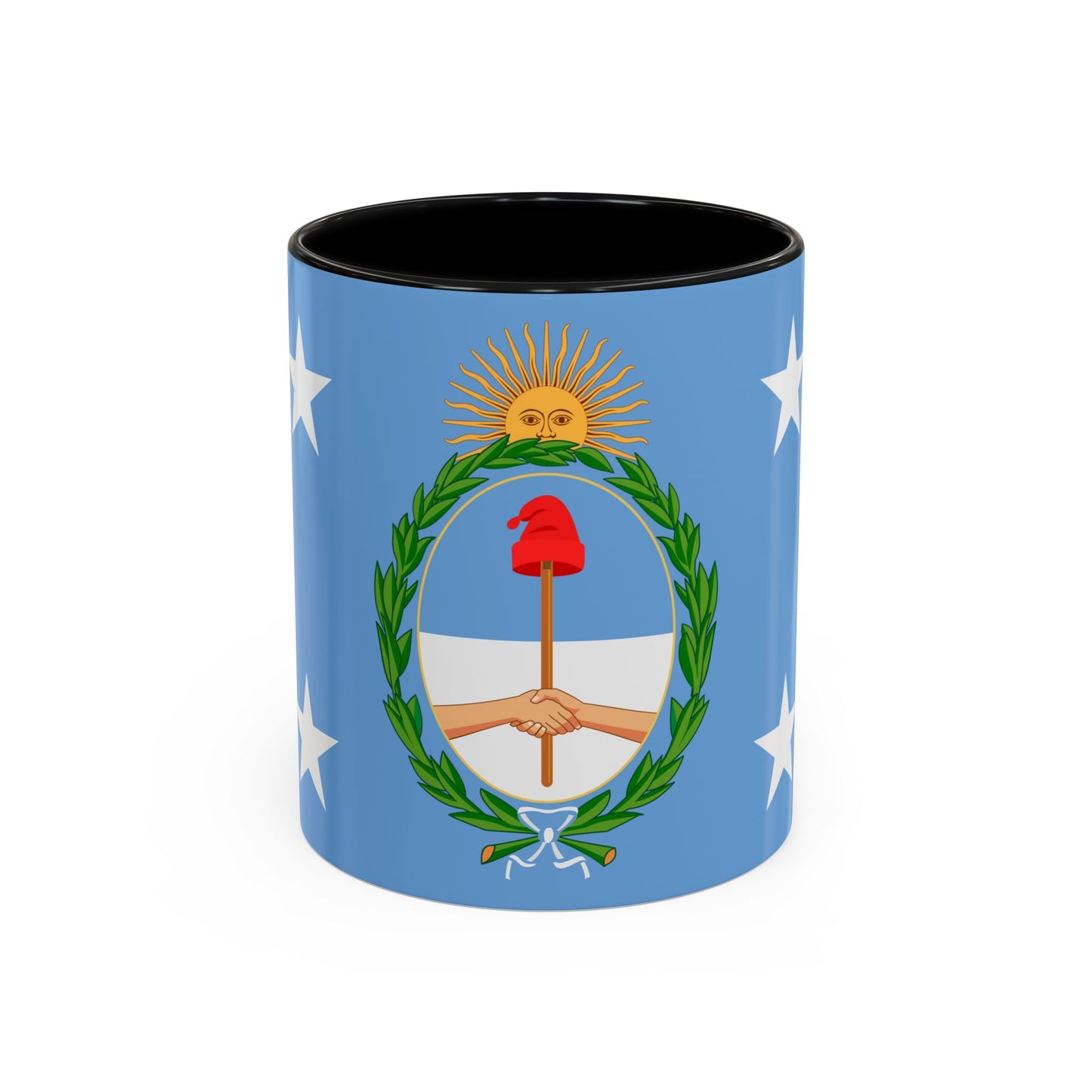 Standard of the President of Argentina Afloat - Accent Coffee Mug