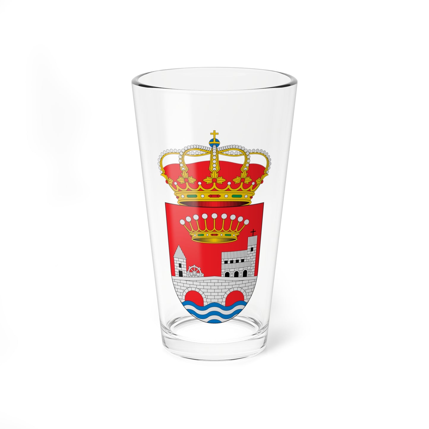 Escudo de Albaladejo del Cuende Cuenca (Spain) (Coat of Arms) Pint Glass 16oz