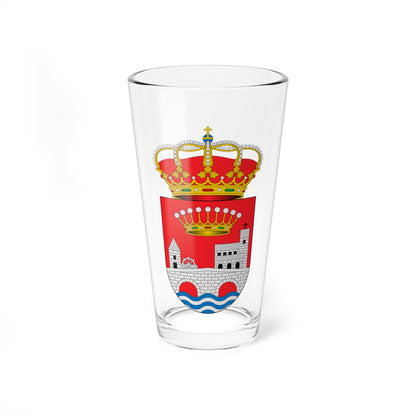 Escudo de Albaladejo del Cuende Cuenca (Spain) (Coat of Arms) Pint Glass 16oz