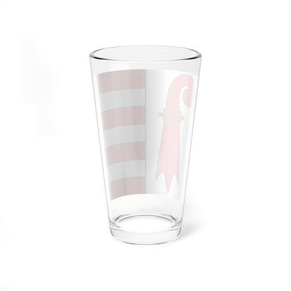Flag of Canton of Jura (Switzerland) Pint Glass 16oz
