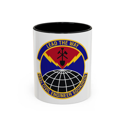 633d Civil Engineer Squadron (U.S. Air Force) Accent Coffee Mug