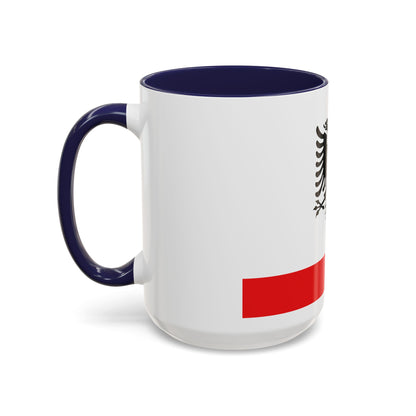 Naval Ensign of Albania - Accent Coffee Mug