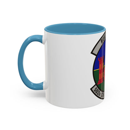 502d Civil Engineer Squadron (U.S. Air Force) Accent Coffee Mug