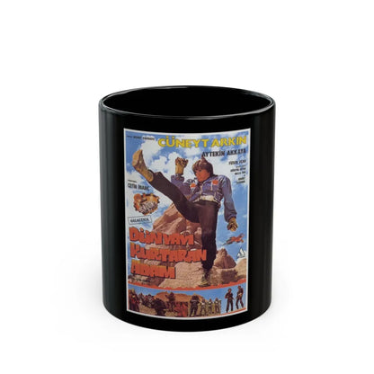 DUNYAYI KURTARAN ADAM (TURKISH STAR WARS) 1982 Movie Poster - Black Coffee Mug-11oz-Go Mug Yourself