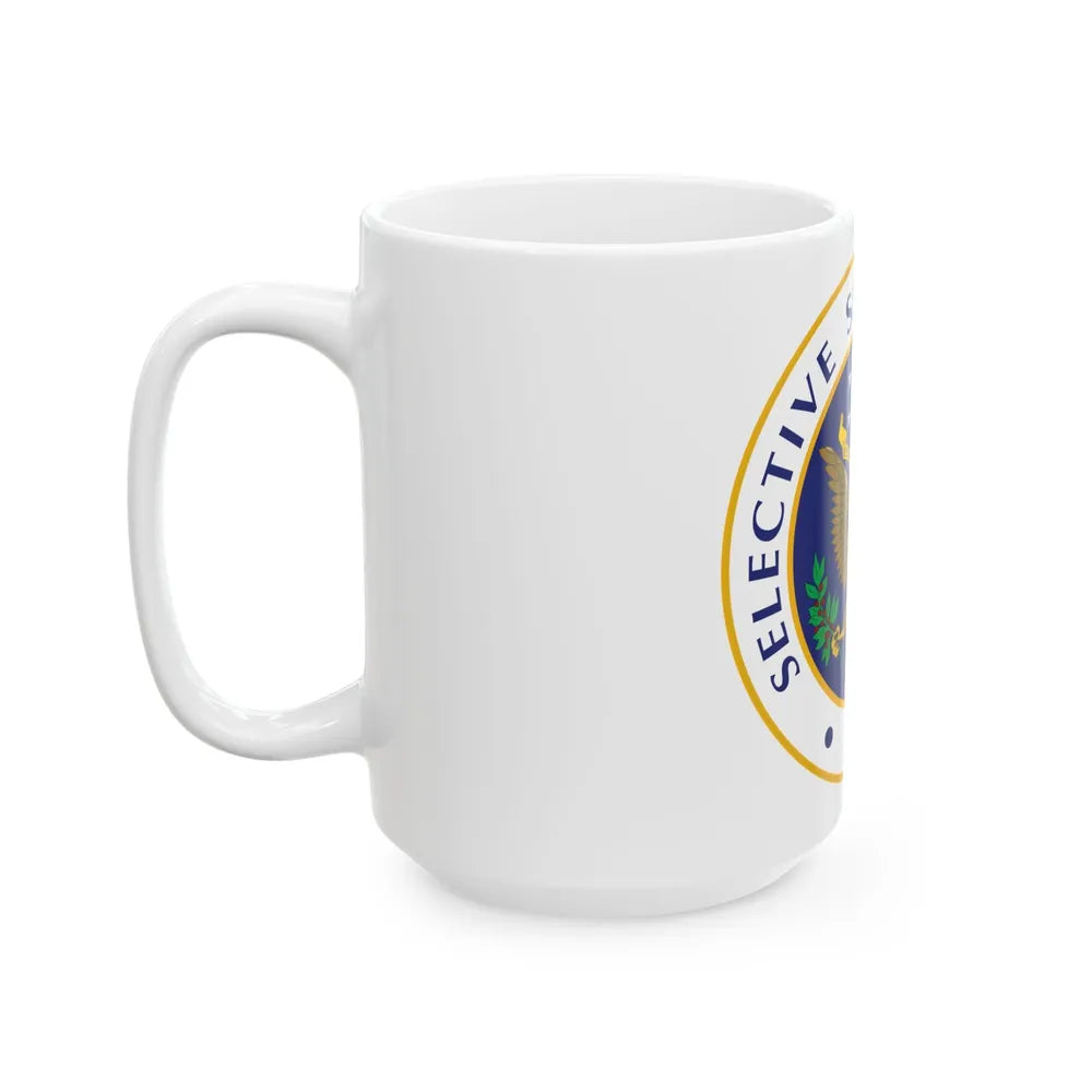 Selective Service System - White Coffee Mug-Go Mug Yourself