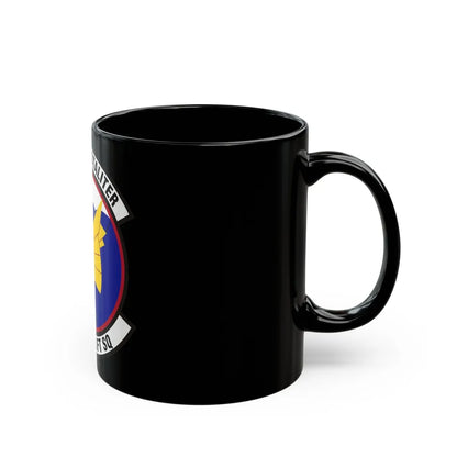 345th Airlift Squadron (U.S. Air Force) Black Coffee Mug-Go Mug Yourself