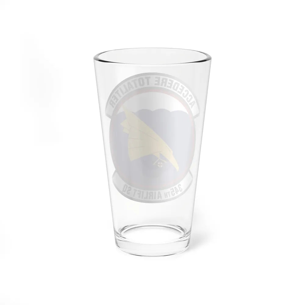 345th Airlift Squadron (U.S. Air Force) Pint Glass 16oz-Go Mug Yourself