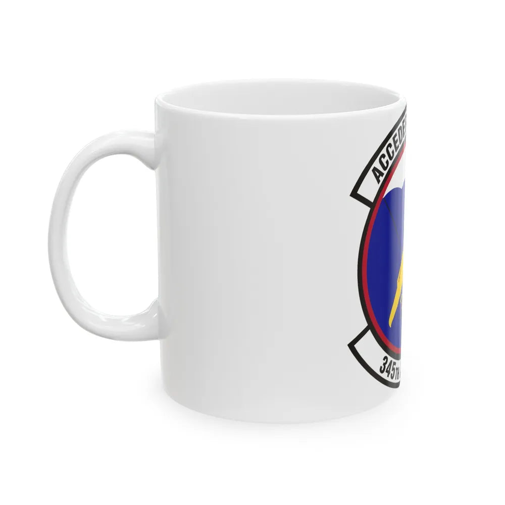 345th Airlift Squadron (U.S. Air Force) White Coffee Mug-Go Mug Yourself