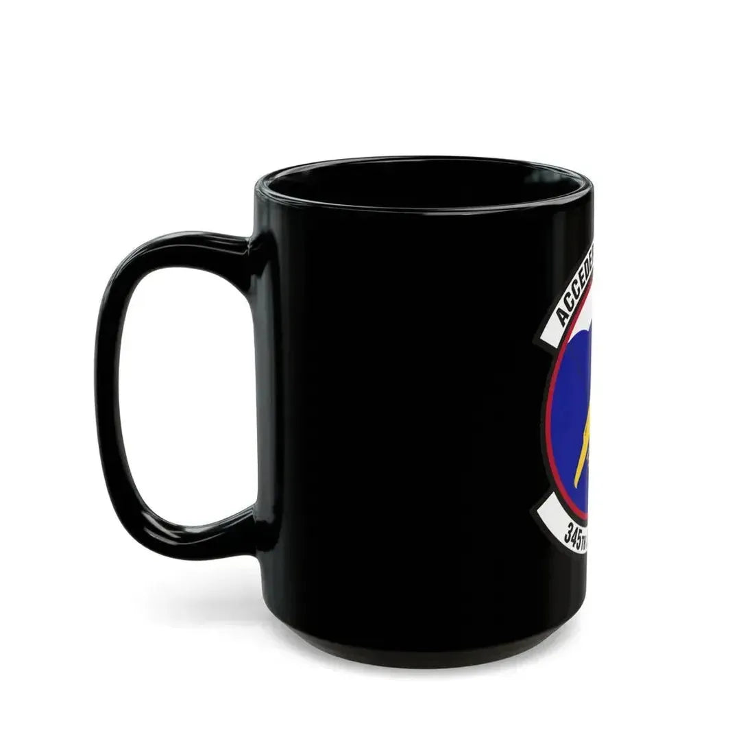 345th Airlift Squadron (U.S. Air Force) Black Coffee Mug - Go Mug Yourself